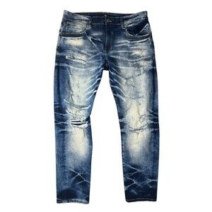 Jordan Craig Legacy Edition Aaron Distressed Denim Jeans JM3267  Size 36  HipHop